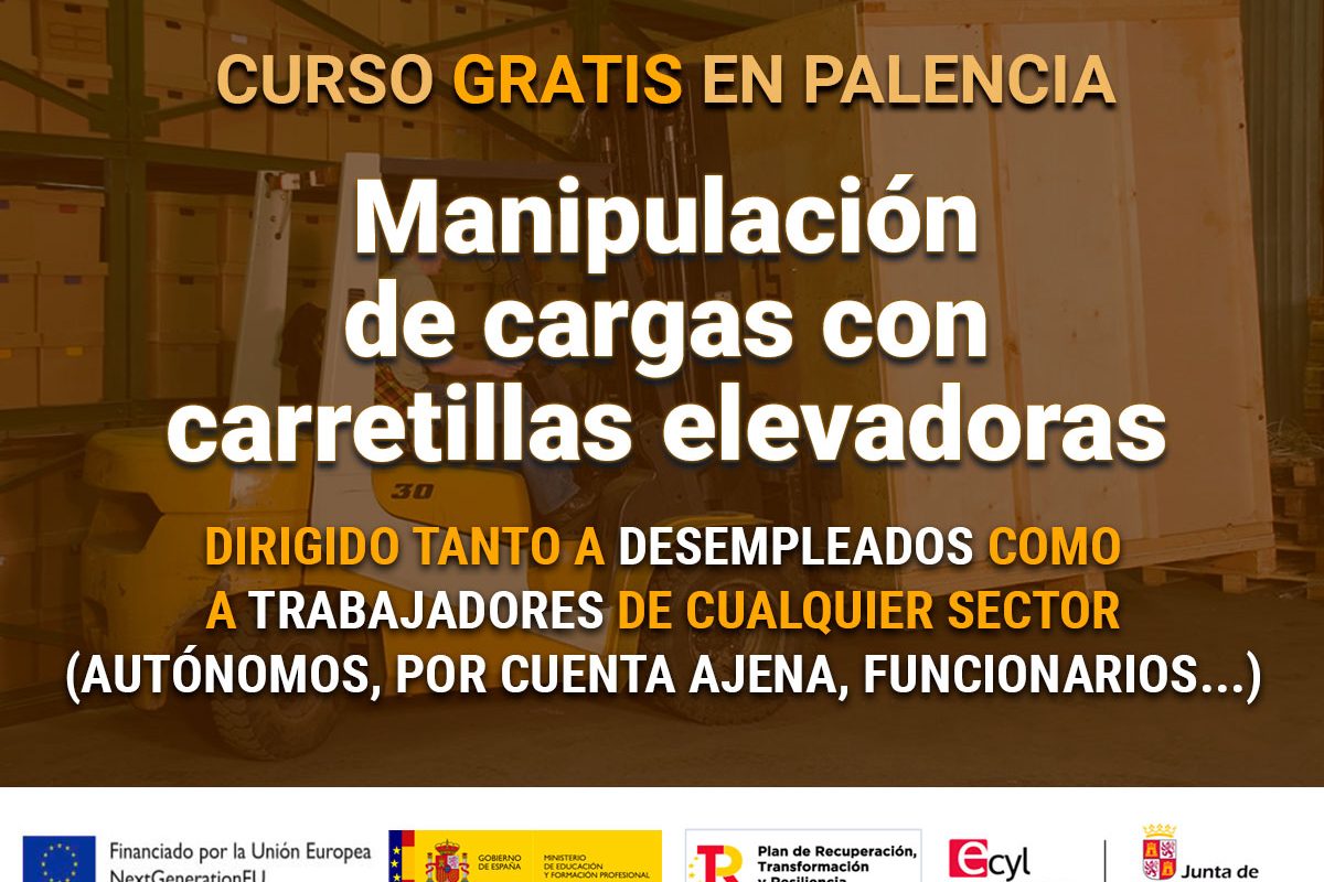 Curso en Palencia de Manipulación de carretillas elevadoras
