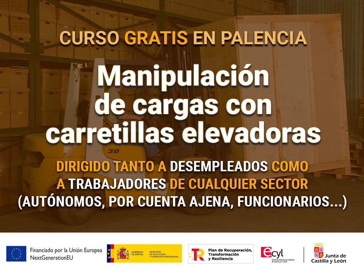 Curso en Palencia de Manipulación de carretillas elevadoras