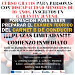 Curso de carnet de conducir para personas con discapacidad menores de 30 años inscritos en garantía juvenil